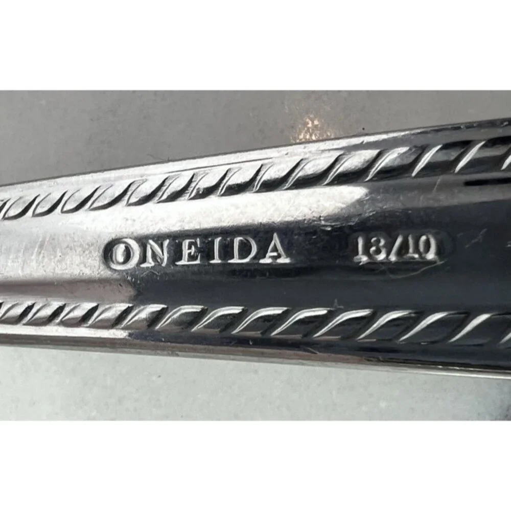 5 Spoons Oneida Stainless Flatware IVY FLOURISH 18/10 Silverware